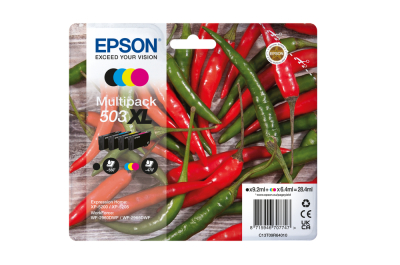 Ink/503XL Chillies MultiPck 4colours