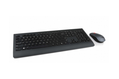 Lenovo 4X30H56824 näppäimistö Sisältää hiiren Universaali Langaton RF QWERTY Suomi, Ruotsi musta