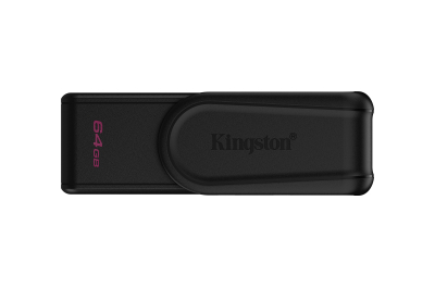 Kingston Technology DataTraveler Exodia S USB-muisti 64 GB USB A-tyyppi 3.2 Gen 1 (3.1 Gen 1) musta