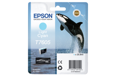 Epson T7605 vaalea syaani