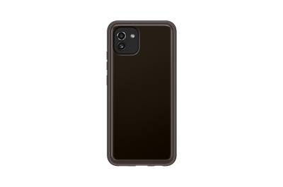 Samsung A03 Soft Clear Cover Black